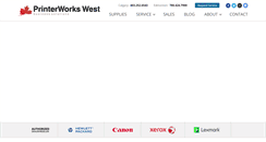 Desktop Screenshot of printerworkswest.com